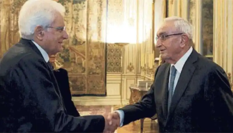 SERGIO MATTARELLA E GIUSEPPE GUZZETTI