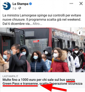 Stampa - Salire senza transenne