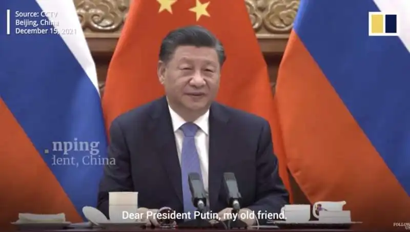 VERTICE VIRTUALE PUTIN XI JINPING