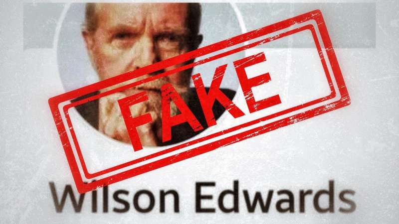 WILSON EDWARDS PROFILO FAKE NEWS