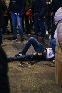 accoltellamento durante i festeggiamenti dei tifosi del marocco a milano 5