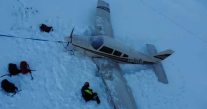 aereo in avaria sulle dolomiti 7