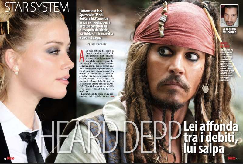 AMBER HEARD JOHNNY DEPP - VISTO