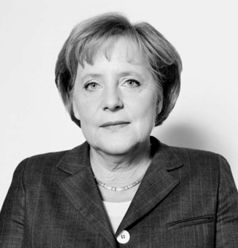 angela merkel fotografata da herlinde koelbl nel 2008