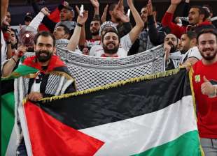 bandiera palestinese ai mondiali in qatar 12