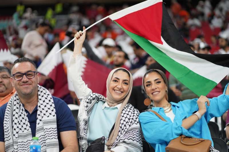 bandiera palestinese ai mondiali in qatar 6