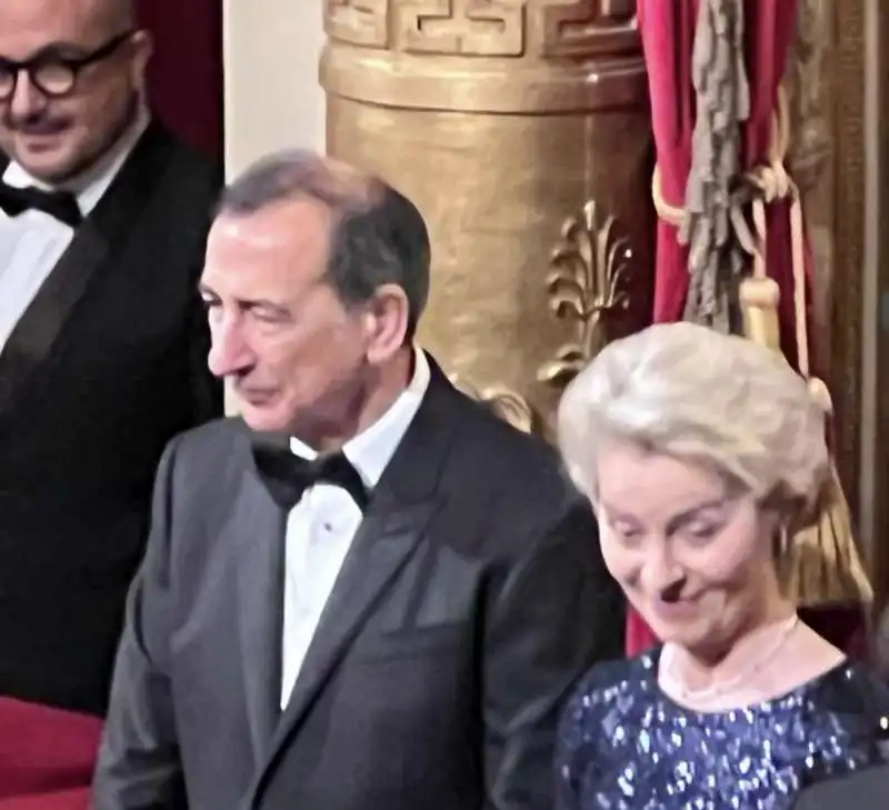 beppe sala ursula von der leyen   prima scala 2022