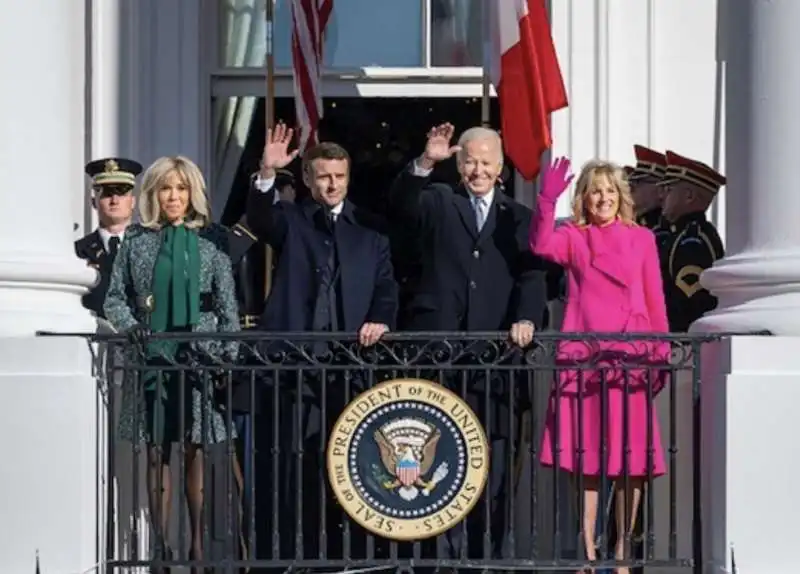 brigitte emmanuel macron   joe e. jill biden  