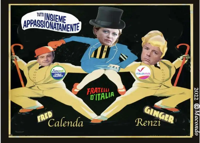 calenda meloni renzi meme by macondo 