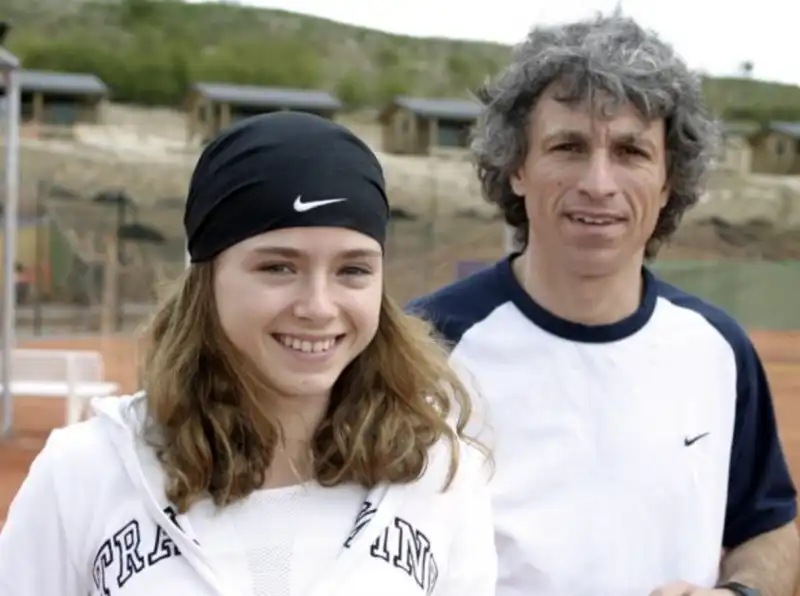 camila giorgi e il padre sergio