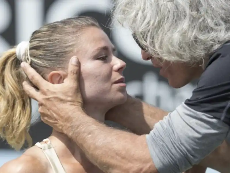 camila giorgi e il padre sergio