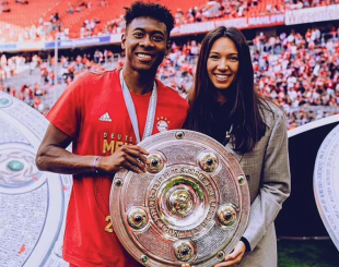 DAVID ALABA CON LA COMPAGNA E FIGLIA DI Frank Heppner 1