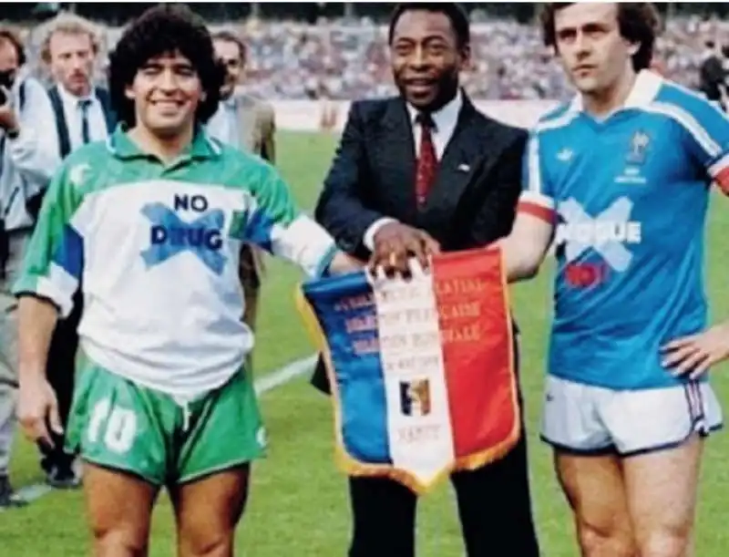 diego armando maradona   pele   michel platini