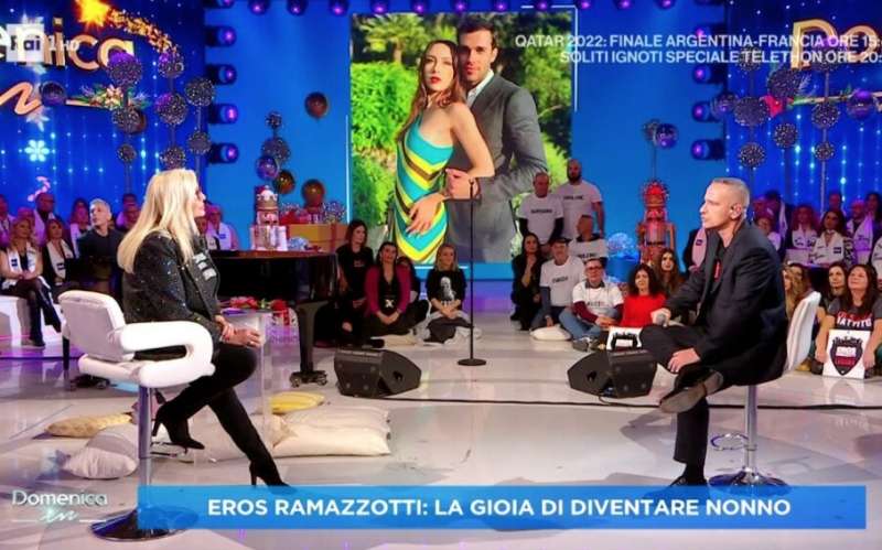 eros ramazzotti a domenica in 5