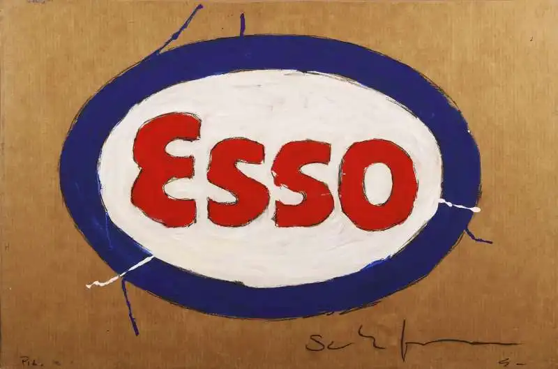 esso by mario schifano    