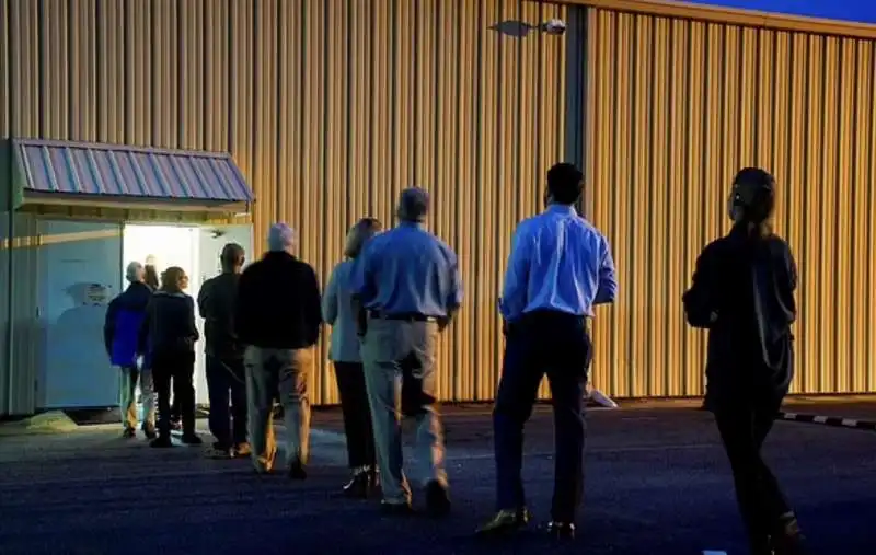 fila per votare in georgia 