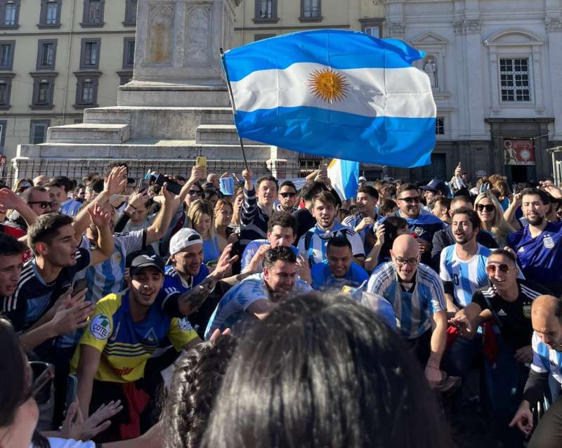 FINALE DEI MONDIALI - NAPOLI TIFA ARGENTINA