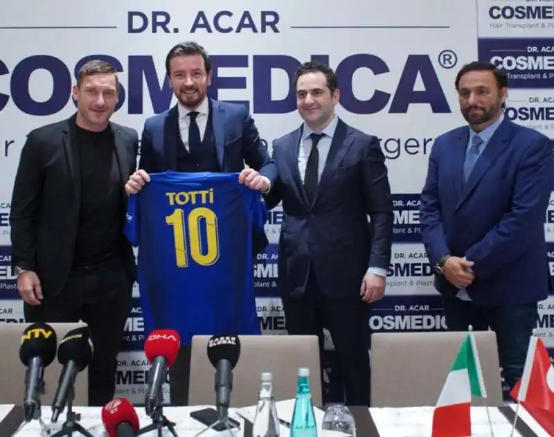 francesco totti investe in cosmedica 