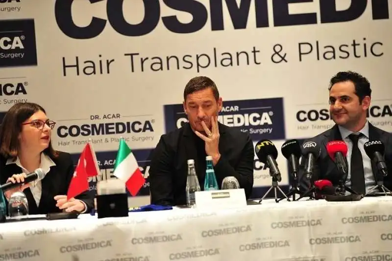 francesco totti testimonial cosmedica