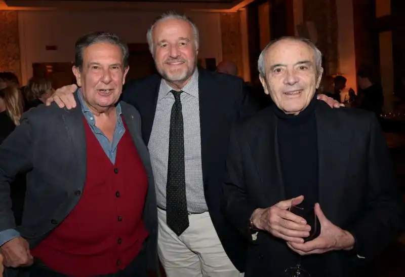 franco bixio  christian de sica  giorgio assumma  foto di bacco