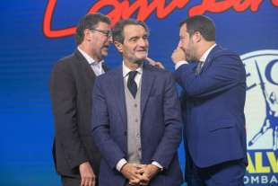 giancarlo giorgetti attilio fontana matteo salvini