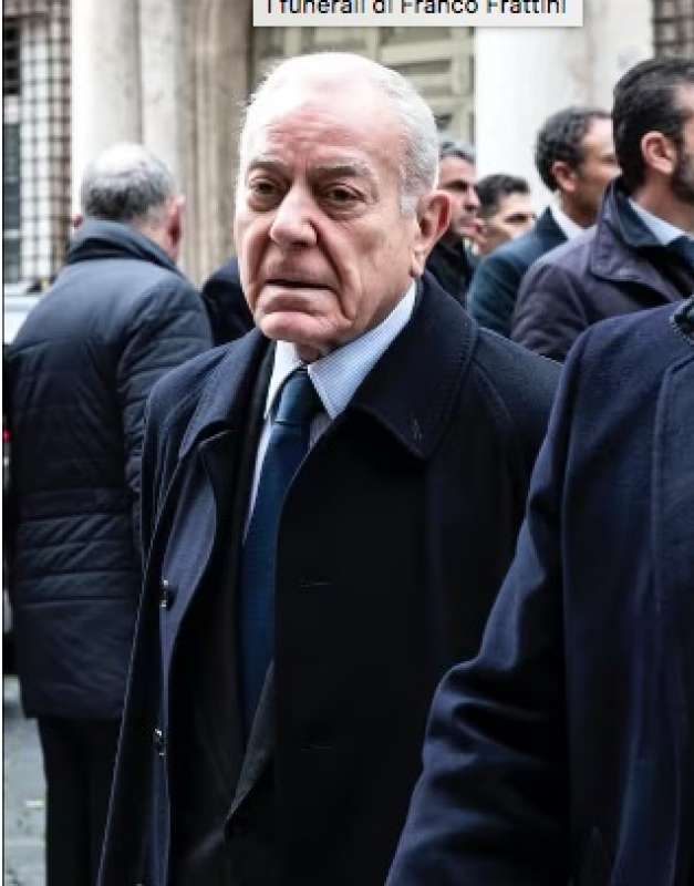 gianni letta funerale franco frattini