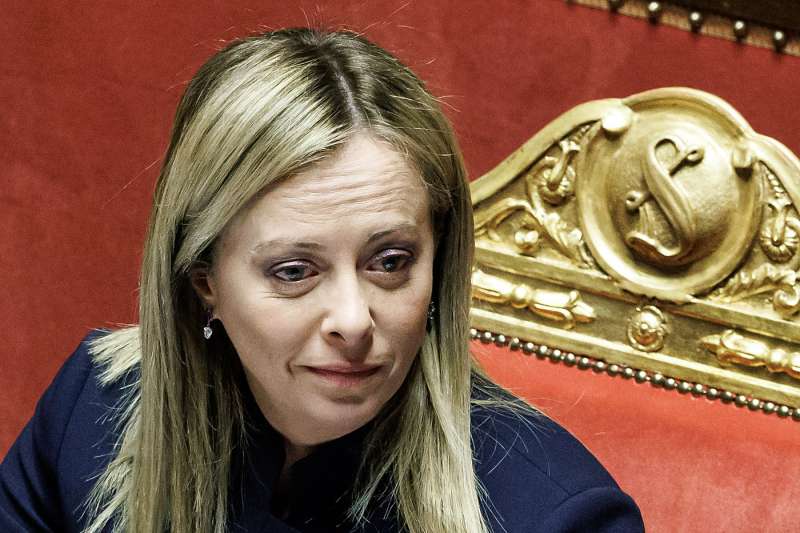 giorgia meloni al senato