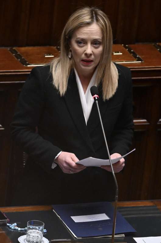 giorgia meloni alla camera