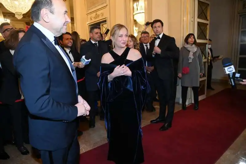 giorgia meloni alla prima della scala 2022   1