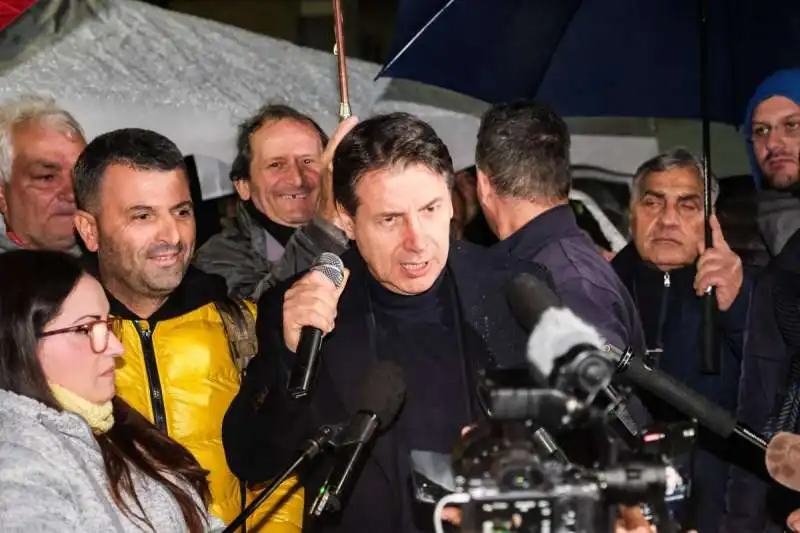 giuseppe Conte a Scampia 