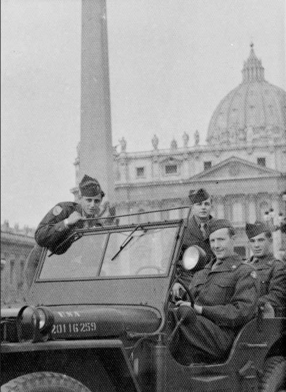 i soldati americani a san pietro foto carlo riccardi