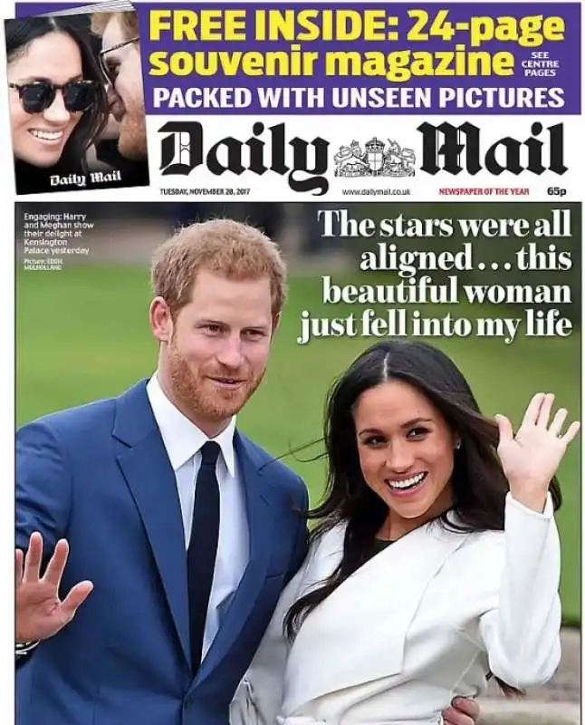 il daily mail e i titoli pro il principe harry e meghan markle 10