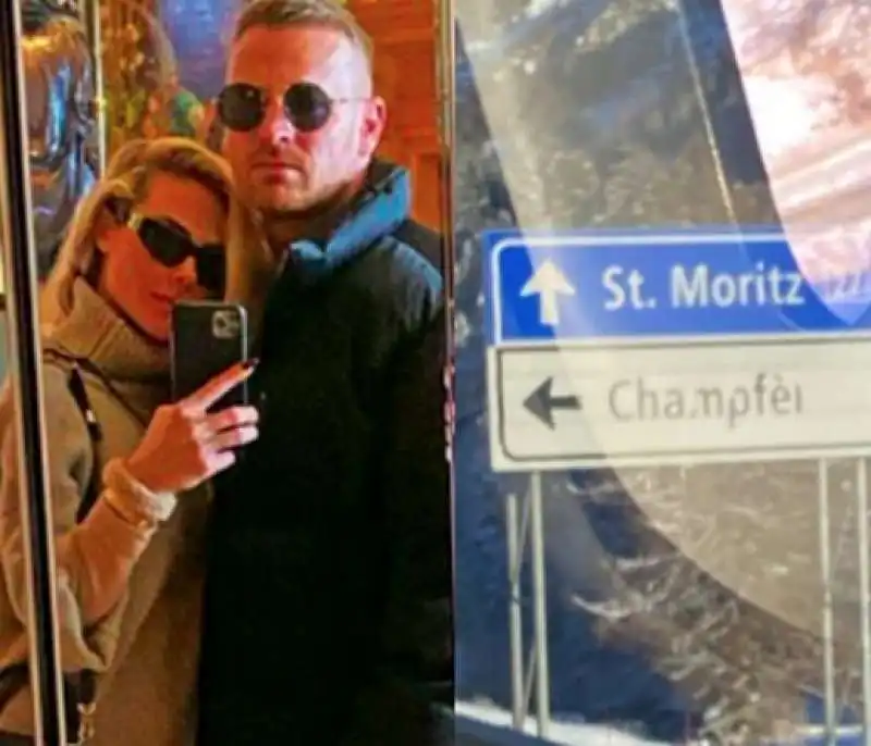 ilary blasi e bastian a st moritz 