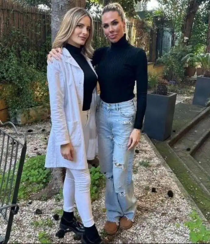 ilary blasi e la dottoressa Giulia Cervelli