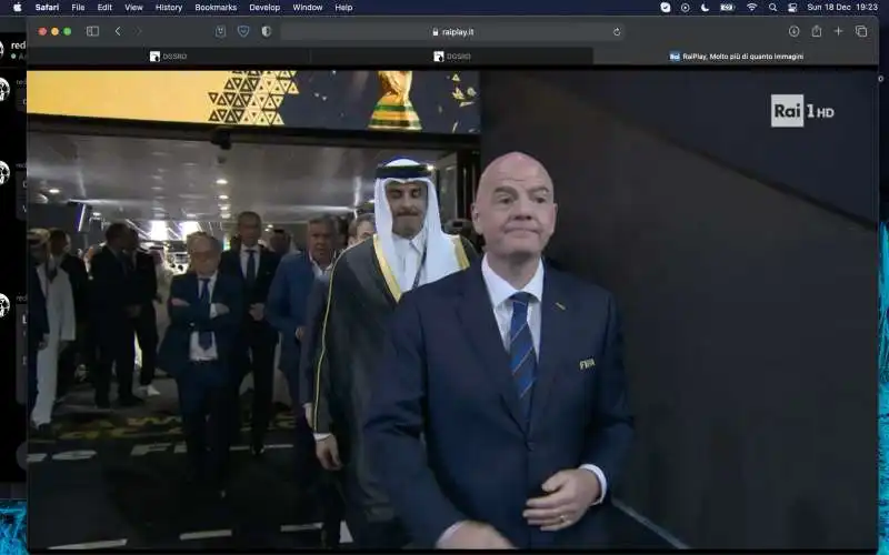 infantino al thani premiazione mondiale qatar 3