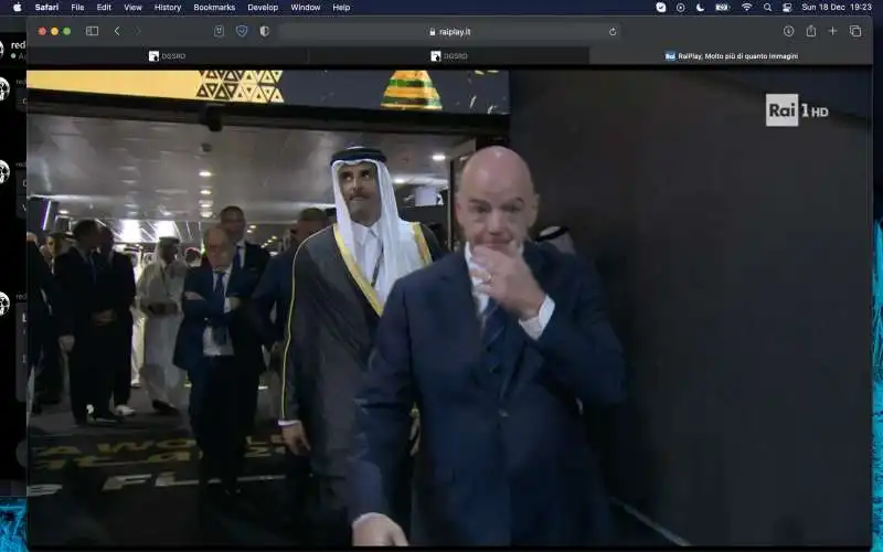 infantino al thani premiazione mondiale qatar 4