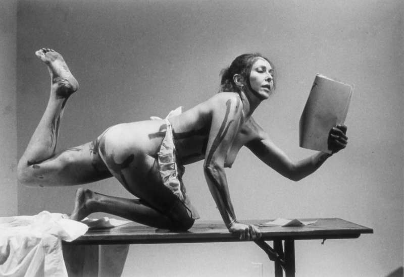 interior scroll 1975 carolee schneemann