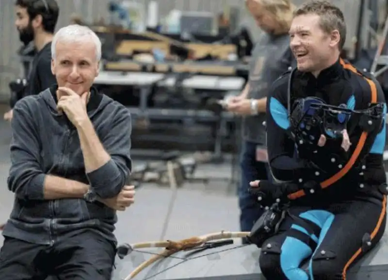 james cameron e sam worthington 