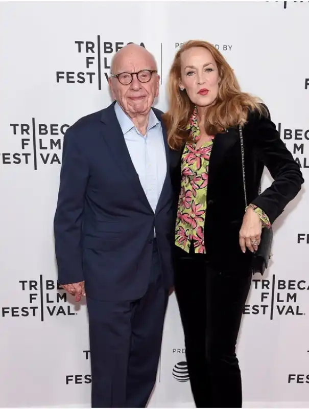 jerry hall e rupert murdoch