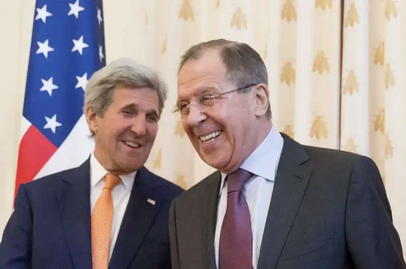 john kerry  sergei lavrov     