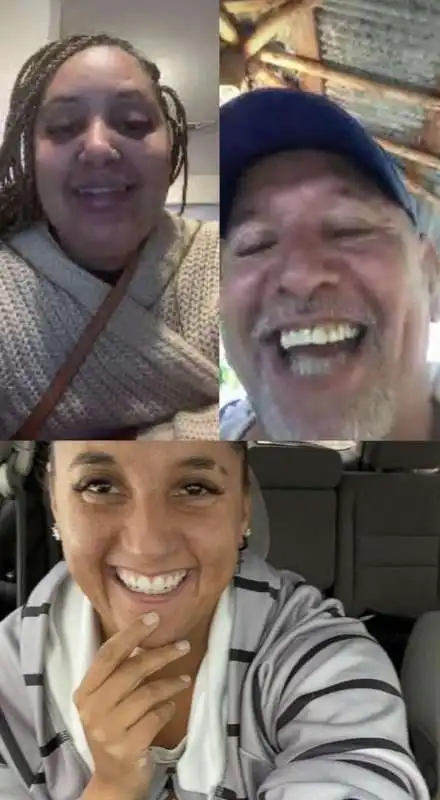 julia tinetti cassandra madison con il loro padre