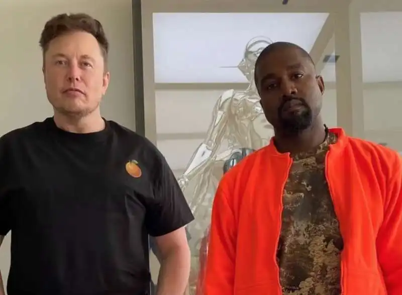 kanye west elon musk 