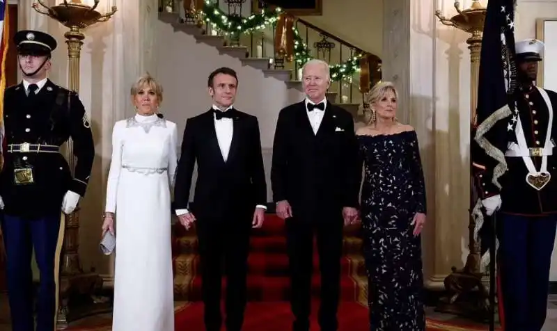 la cena di stato di biden per macron alla casa bianca 1 2