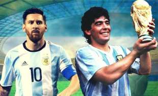 LIONEL MESSI DIEGO ARMANDO MARADONA