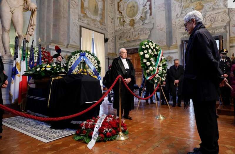 massimo d alema funerale franco frattini