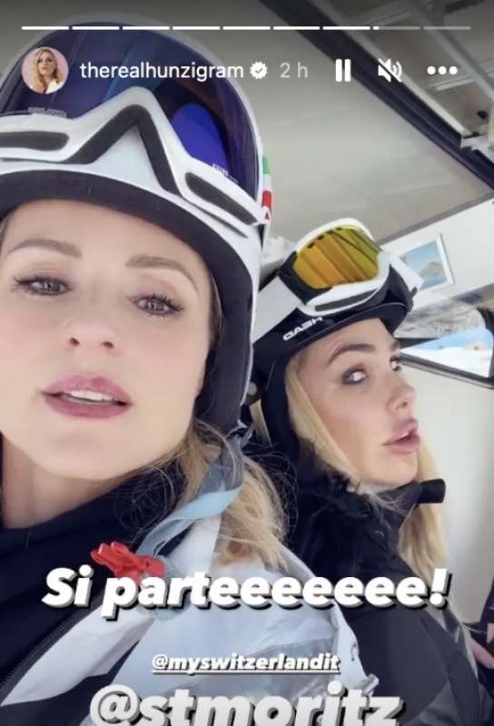 michelle hunziker e ilary blasi a st moritz