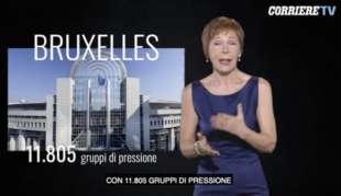 milena gabanelli e le lobby a bruxelles