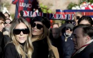 moglie arianna e figlia funerale di sinisa mihajlovic