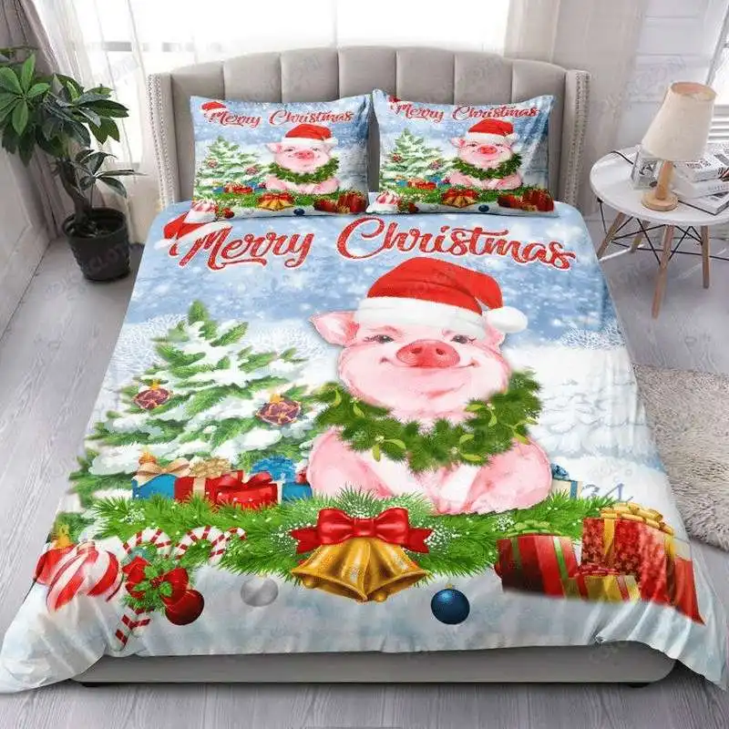 natale letto maiale