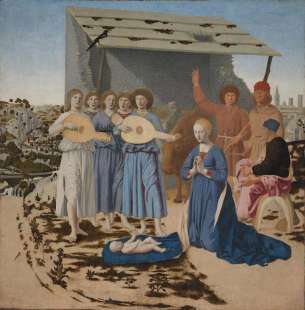 nativita di piero della francesca dopo il restauro